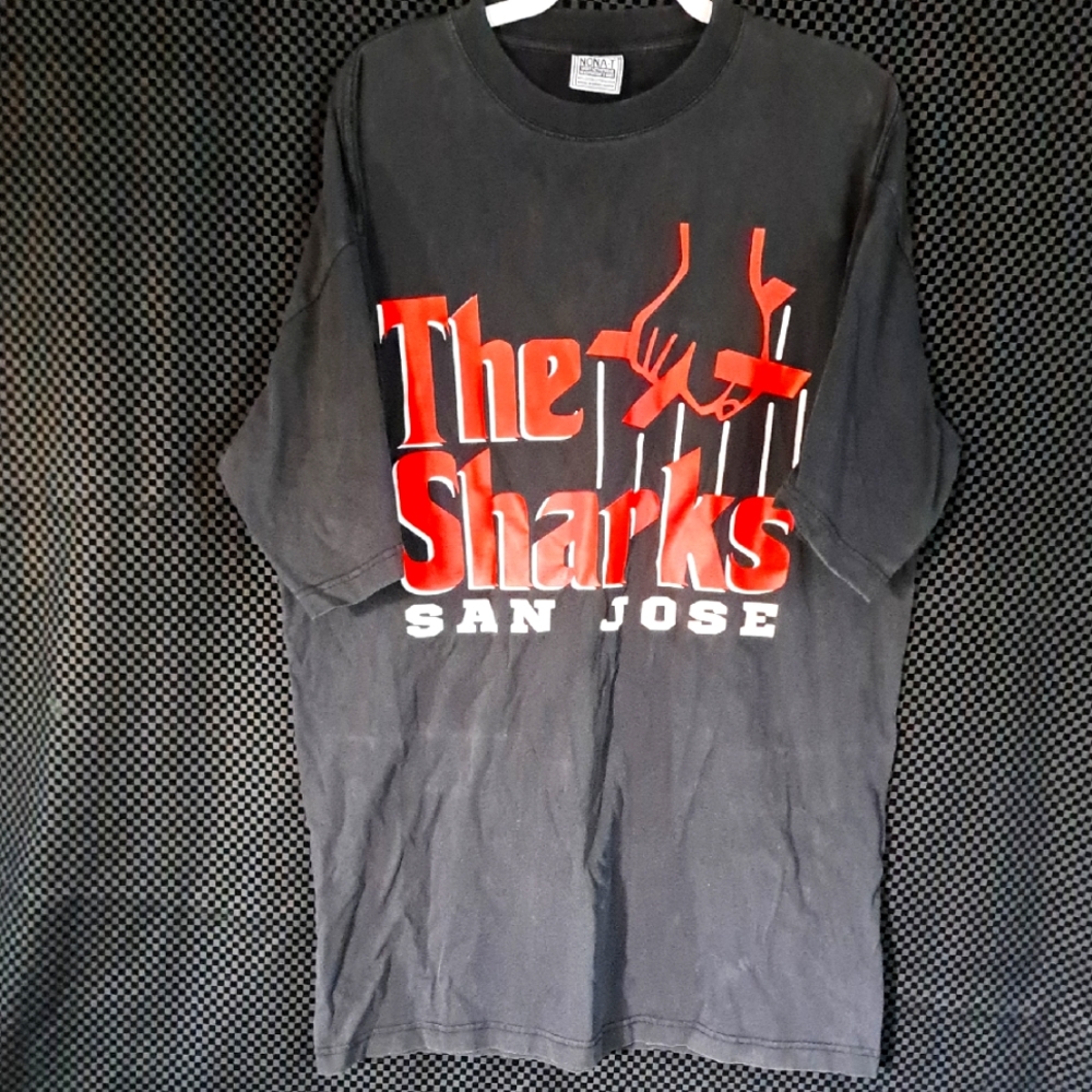 Black San Jose Sharks Graphic Tee